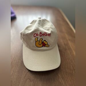 Winnie the Pooh Cream Embroidered Women's Hat